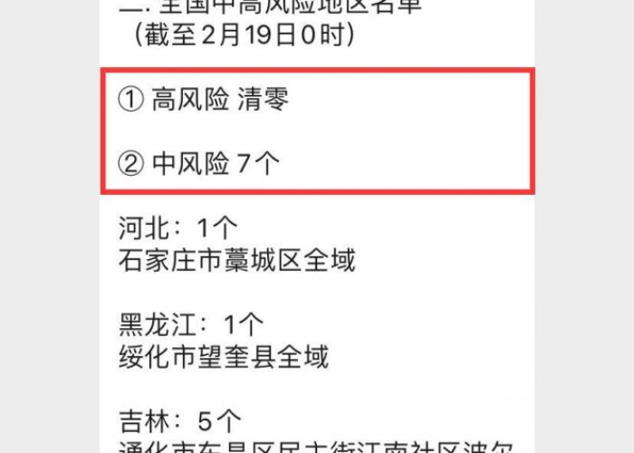 疫情风险等级什么时候降低，疫情风险等级几点更新