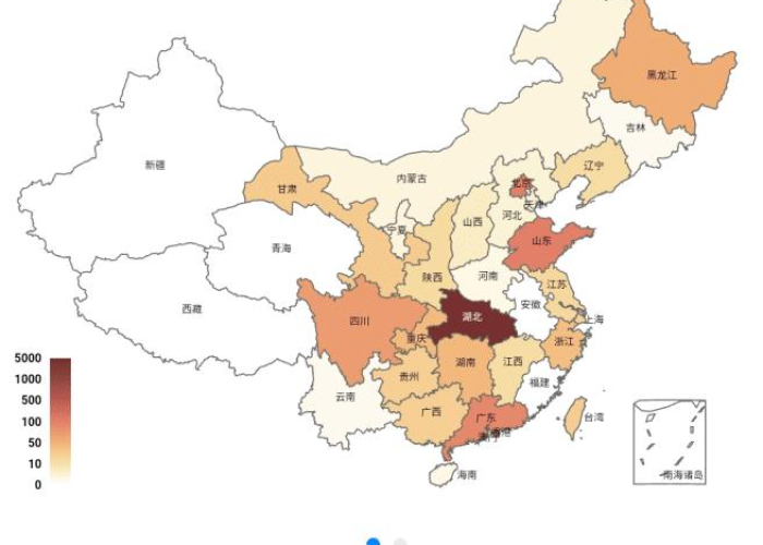疫情地图浅蓝色代表什么，疫情地图浅蓝色是什么意思