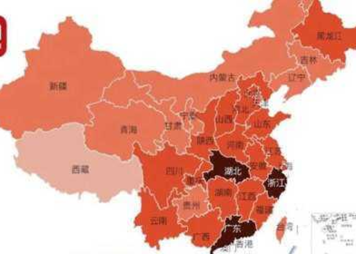 最新疫情地图显示在哪里，疫情最新的地图