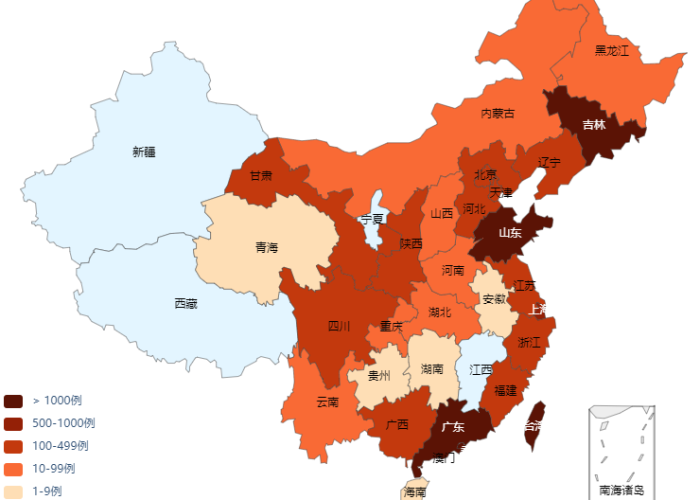 疫情最新情况地图，疫情最新情况地图播报