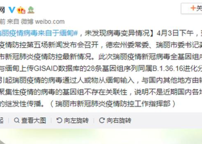 瑞丽疫情是什么引起的，瑞丽疫情由来