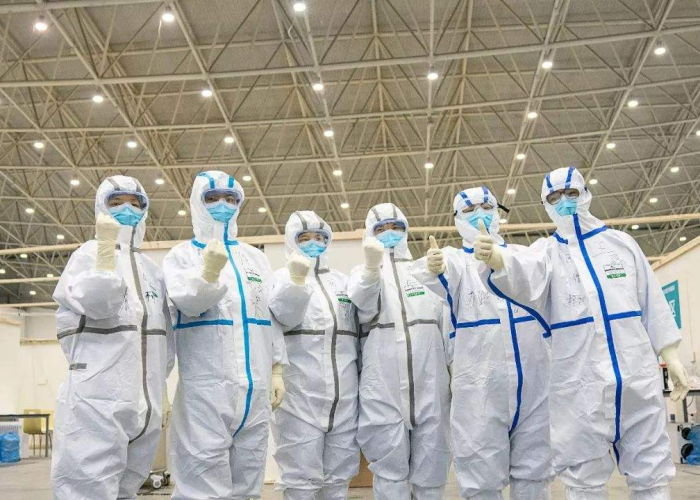 新冠疫情期间一线人员指，新型冠状疫情一线人员