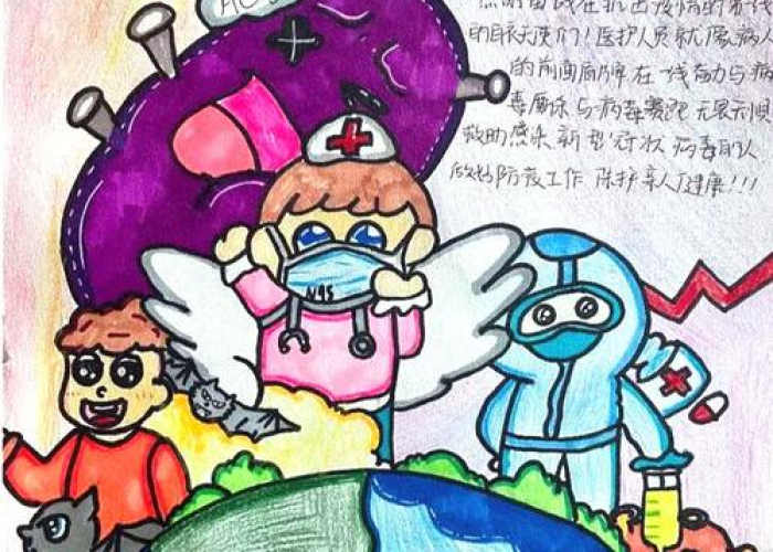 疫情期间漫画图片，疫情期间漫画手抄报