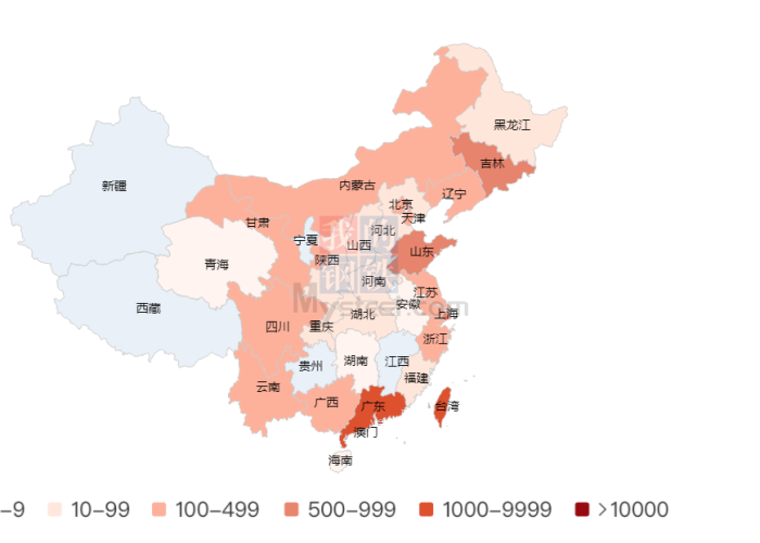 疫情最新数分布图，疫情最新数据分布消息