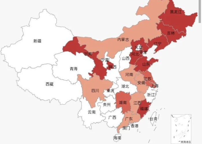 疫情最新情况地图播报图片，疫情最新地图信息