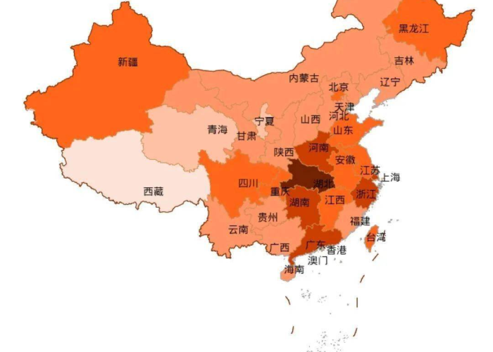 中国近30年疫情，中国近一年疫情