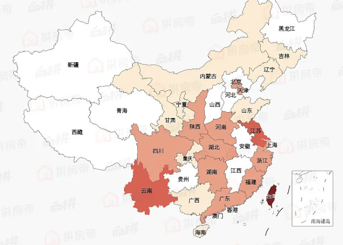 疫情地图颜色与疫情级别不符，疫情地图上的颜色