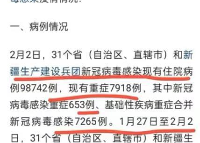 疫情最新数据消息2月6日，疫情最新消息2月3日