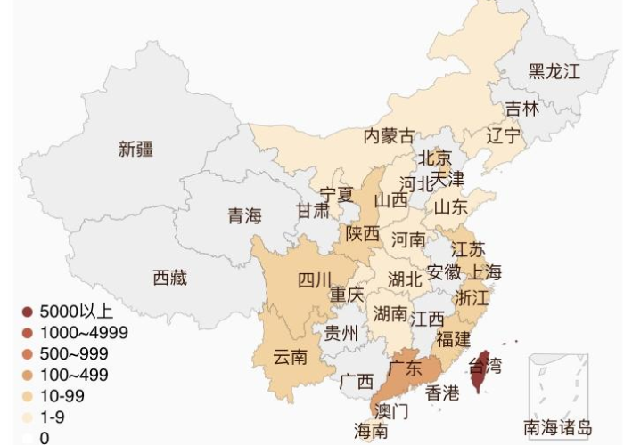 疫情最新地图分布图2021，疫情最新地图信息