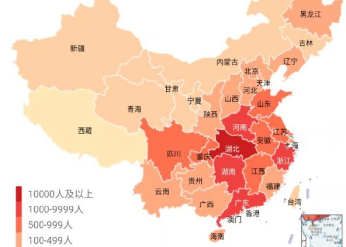 疫情最新地图数据，疫情最新数据疫情地图