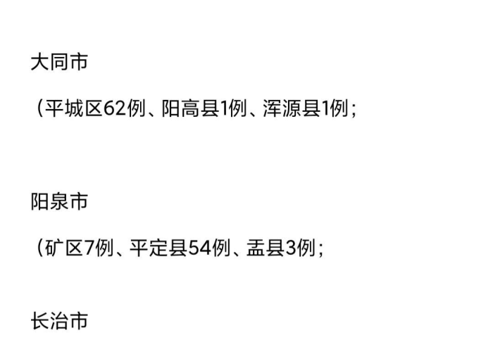 山西疫情最新数据消息新增一例，山西疫情最新数据今天