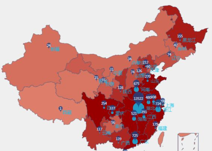 疫情最新情况地图播报，疫情最新消息地图分布